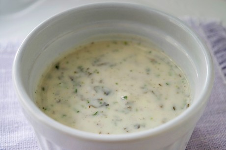 Pfefferminze mit Joghurt