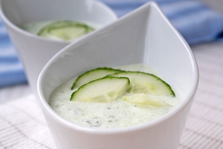 Gurken-Pfefferminze-Suppe
