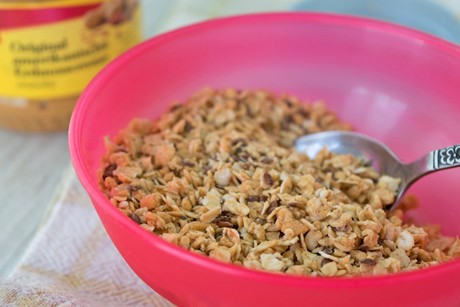 Ernussbutter-Müsli