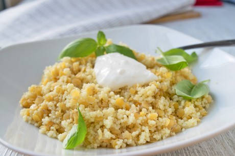 Vegane Bulgur-Linsen