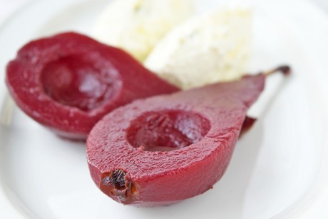 Rote Birnen