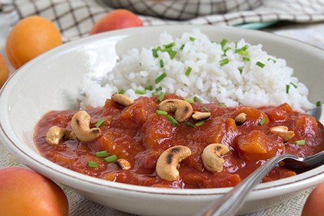 Tomaten-Marillen-Ragout