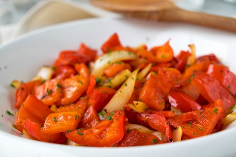 RoterPaprika-Salat