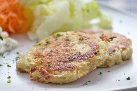 Rösti mit Kräutercreme