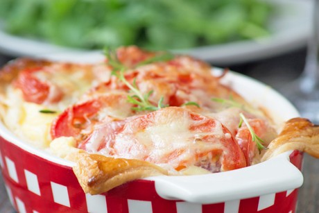Käse-Tomaten-Kuchen
