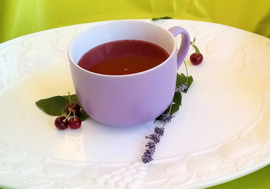 Kirsch-Lavendel-Tee