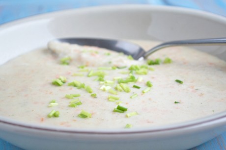 Cremige Haferflockensuppe