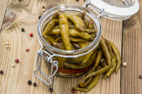Eingelegte Chilischoten