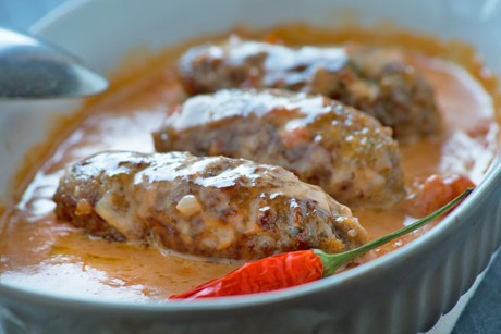 Cevapcici in Chili-Sauce