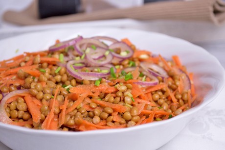 Linsen-Karotten-Salat