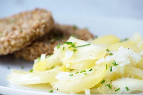 Tomatensalat mit Ingwerdressing