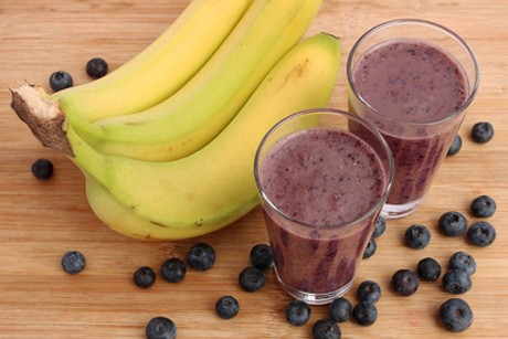 Lila Banana Mix Getränk