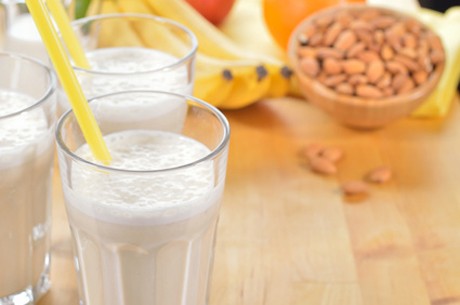 Bananen Mandeln Sojadrink