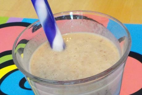 Bananen Nutella Milch