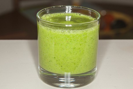 Frühstück grüne Banane