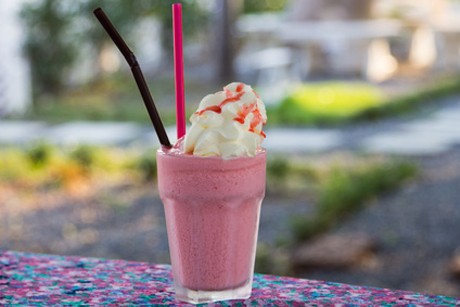 Sommer - Eis - Erdbeer - Shake