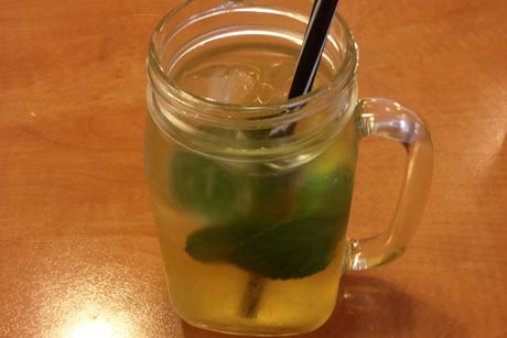 Grüner Eistee
