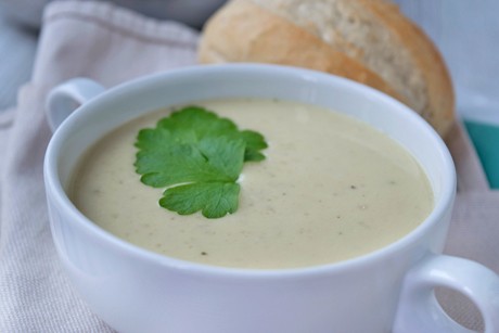 Lauch-Maroni-Suppe