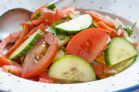 Tomaten-Gurken-Salat