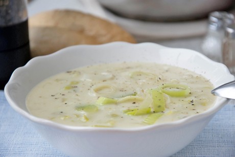 Geeiste Lauchsuppe