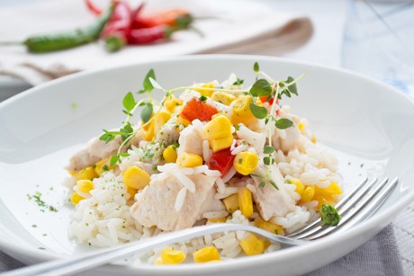 Reis-Mais-Salat