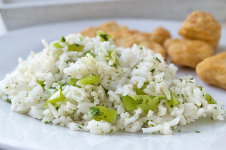 Grüner Reis aus Kuba