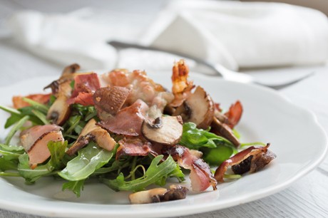 Pilz-Speck-Salat