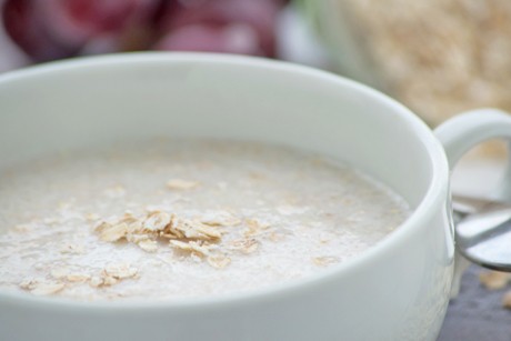 Haferflocken Grießbrei mit Banane