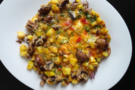 Speck-Champignon Tortillas