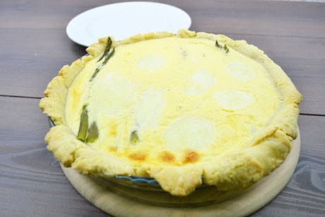 Spargel-Quiche