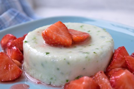 Panna Cotta mit Bärlauch