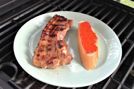 Gegrilltes Bauchfleisch