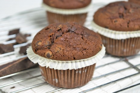 Pure Chocolate Muffins