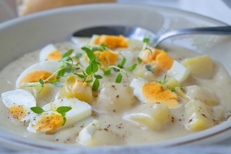 Kartoffeln in Senfsauce