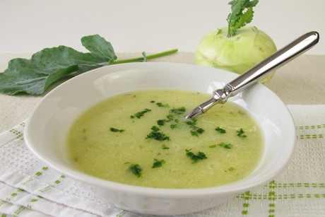 Kohlrabicremesuppe