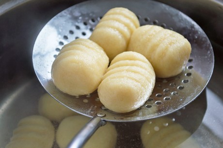 Hausgemachte italienische Kartoffelgnocchi