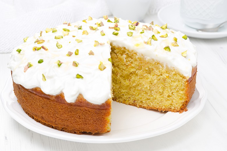 Orangenkuchen mit Glasur