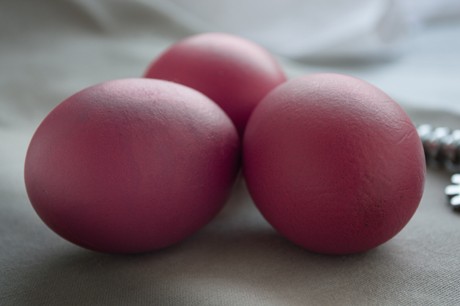 Ostereier färben mit Rotwein