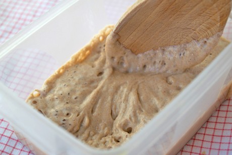 Selbstgemachter Sauerteig