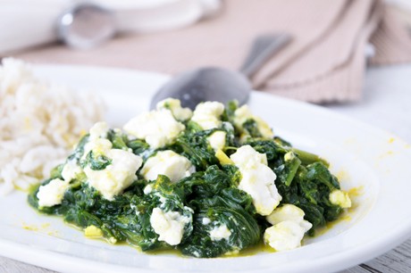 Feta-Spinat-Gericht