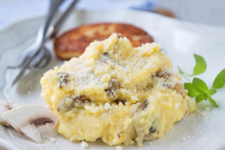 Polenta mit Pilzen