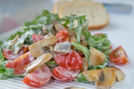 Warmer Gemüsesalat