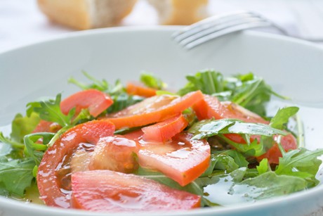 Tomatensalat mit Rauke