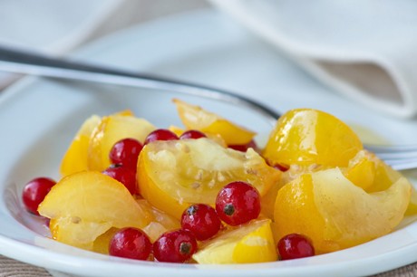 Salat mit Apfeldressing