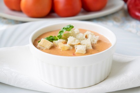 Tomaten-Kokos-Suppe
