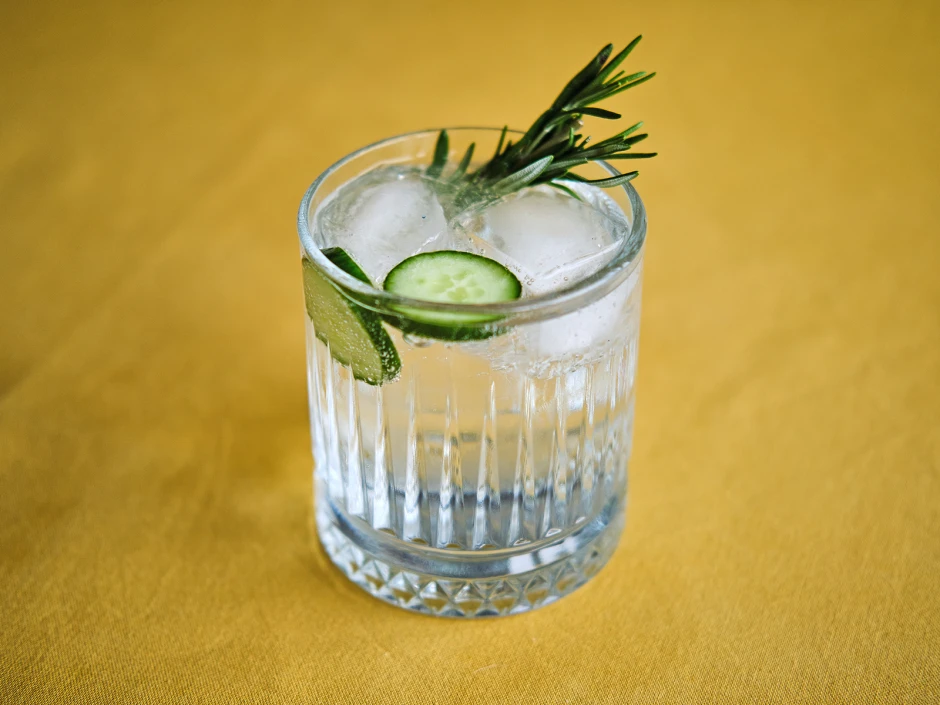 Gin Tonic mit Gurke
