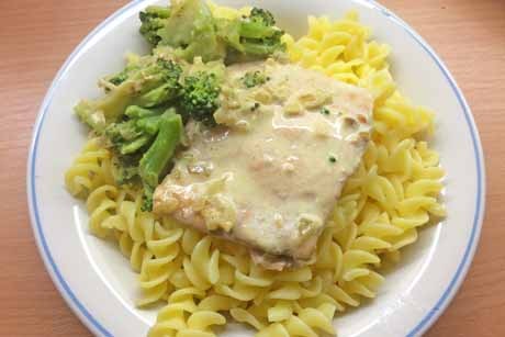 Tagliatelle al salmone