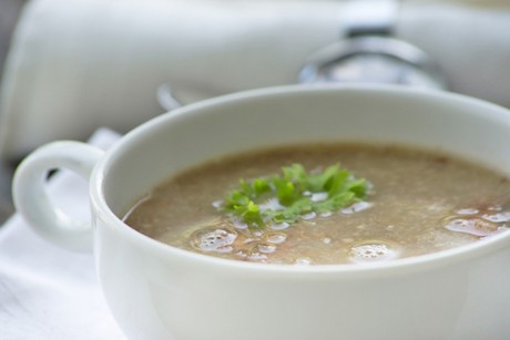 Basische Pilzsuppe