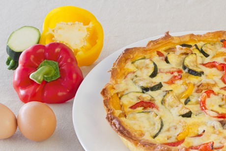 Zucchini-Quiche
