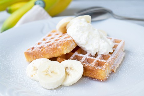 Bananen-Waffeln